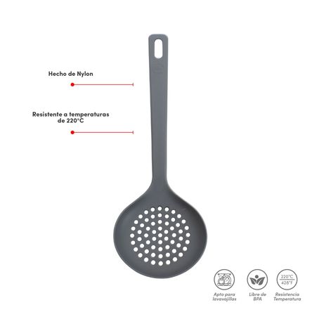 Espumadera ILKO Nylon Everyday Cool Gray