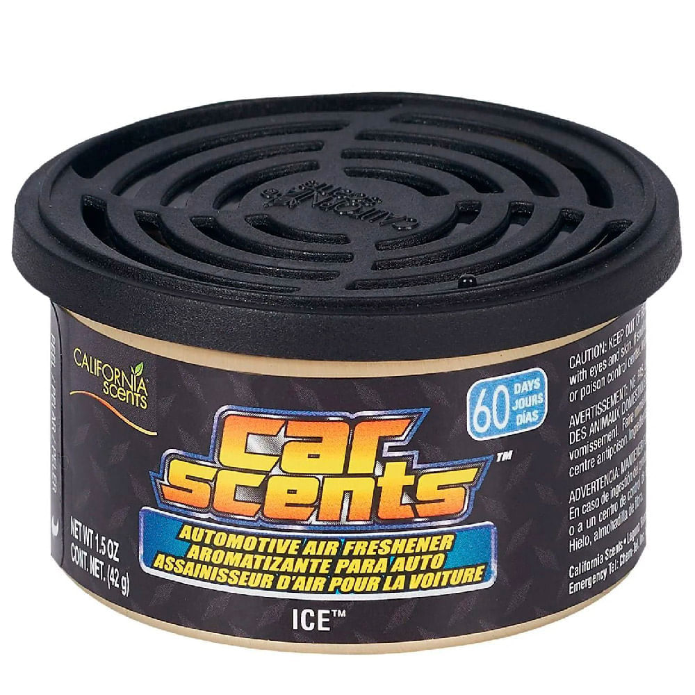 Ambientador CALIFORNIA SCENTS Car Scents Fragancias Surtidas Lata 1.5oz Ambientador CALIFORNIA SCENTS Car Scents Fragancias Surtidas Lata 1.5oz