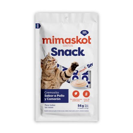Snack para Gato MIMASKOT Cremosito Bolsa 56g Snack para Gato MIMASKOT Cremosito Bolsa 56g