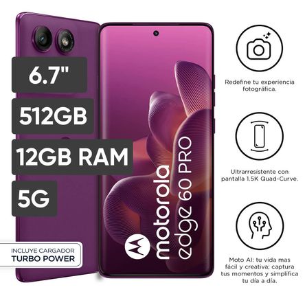 Smartphone MOTOROLA Edge 60 PRO 6.7