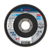 Disco Flap Curvo 4.5"" Gr.80 Acero Inoxidable Bosch