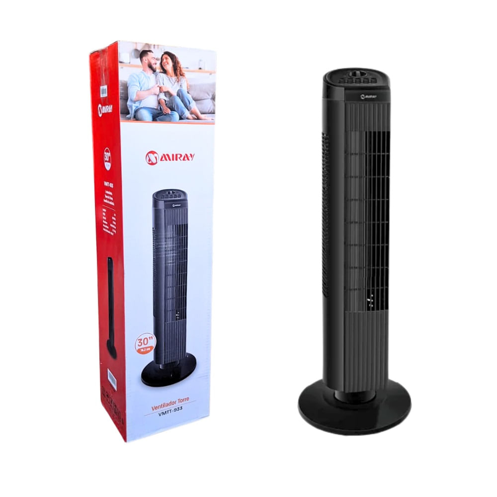 Ventilador de Torre Giratorio 3 Velocidades 35W de 30? VMTT-933