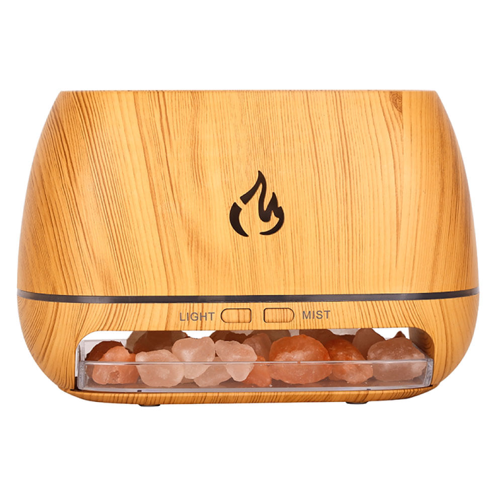 DIFUSOR 200 ML GENERICO ULTSONIC ROCK FLAME MADERA CLARA