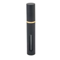 ATOMIZADOR DE ALUMINIO Y VIDRIO 10ML TRAVEL NEGRO - APLICADOR