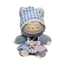 Ropa para Muñeco Labubu con Vestido - Pañueleta y Collar - Estilo Verano