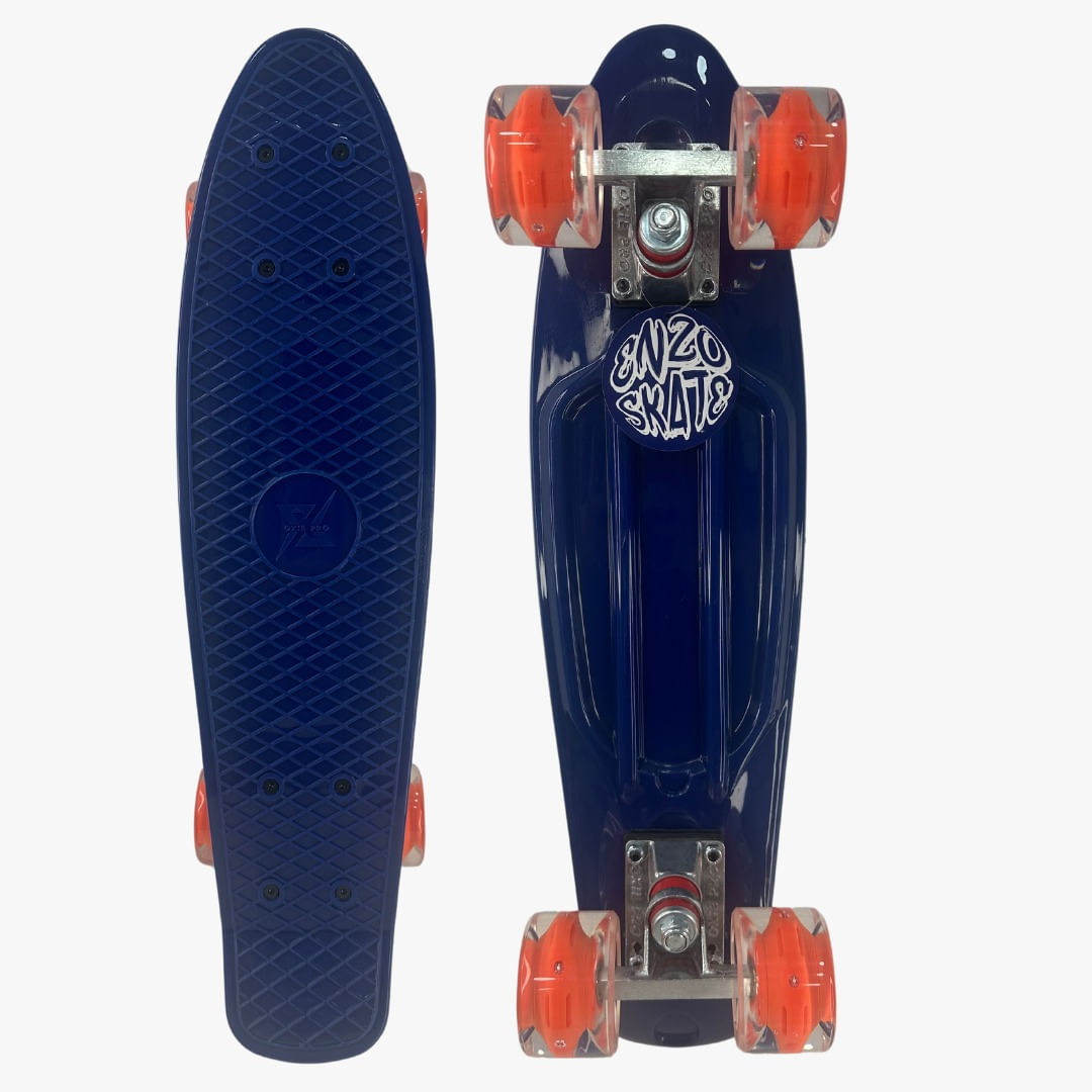 Skate Enzo Penny Oxie Pro Azul Naranja
