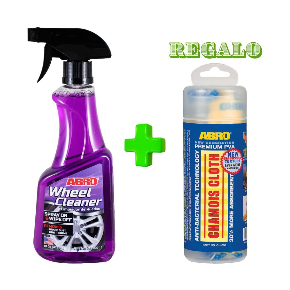 ABRO WC-160 Limpiador de Aros 473mL y Regalo Secador Gamuza Chamois