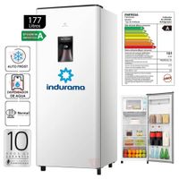 Refrigeradora INDURAMA 177L Auto Frost RI-289DBL Blanco