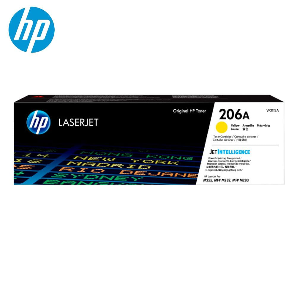 TONER HP W2112A 206A L.J. M255 YELLOW 1250 PGS ORIGINAL