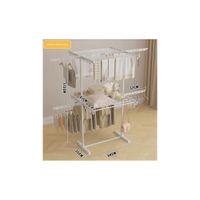 Perchero Organizador de Ropa y Accesorios de Dos Niveles