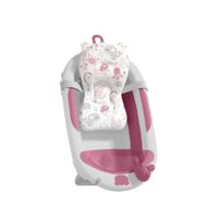 Tina de baño bebé aquabu baby cam rosado