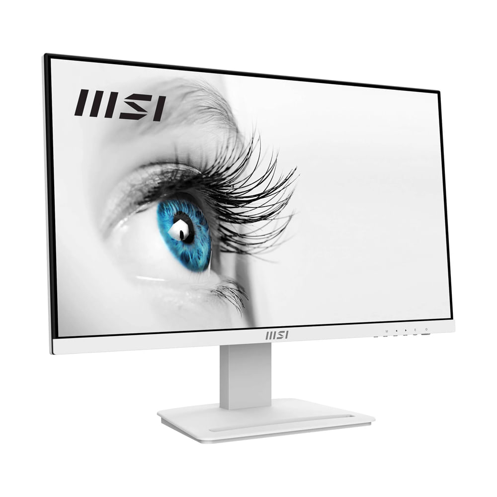 Monitor 24 MSI PRO MP243XW FHD 100Hz 1ms con parlante integrado White