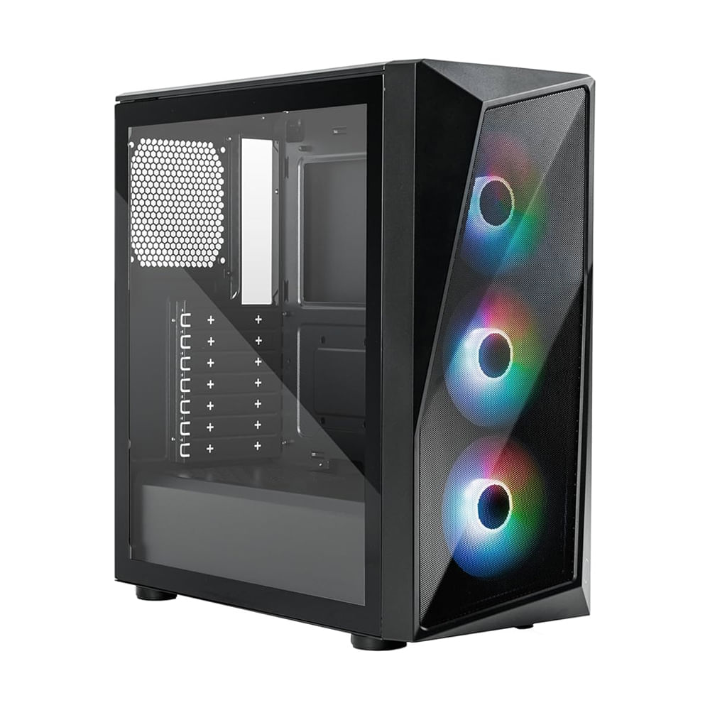 Case Cooler Master CMP 520 ATX Mid Tower + Fuente 650W MWE Bronze + Cooler Hyper 212 Spectrum ARGB