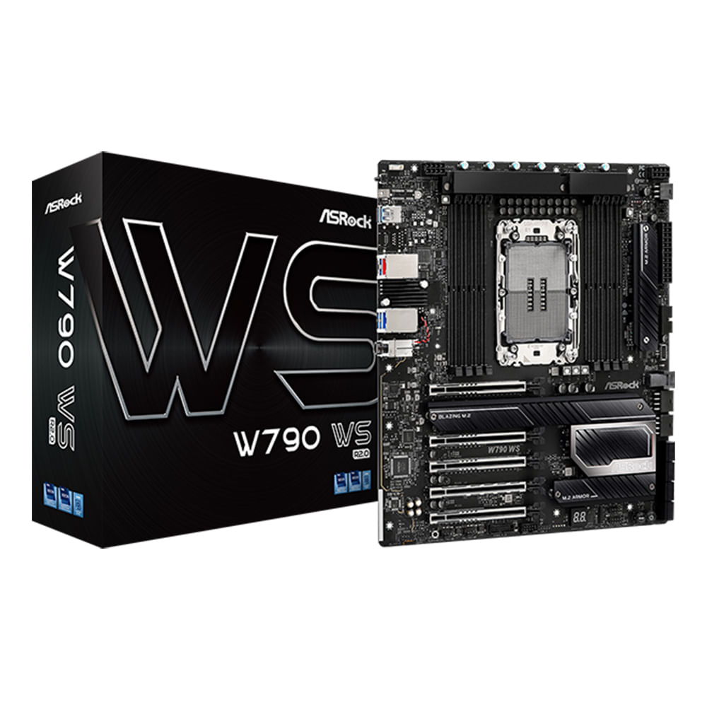 Motherboard ASROCK W790 WS R2.0 Chipset Intel W790 LGA4677 E-ATX Conectividad