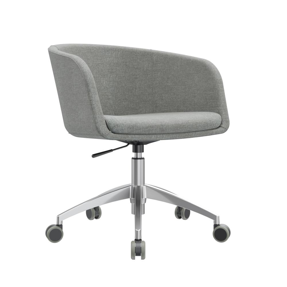 Poltrona Giratoria Boom Gris Ofideas