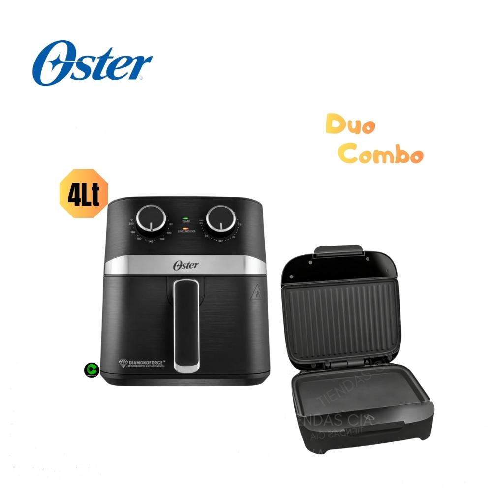 Combo Oster Freidora de Aire 4L y Sandwichera CKSTSM400