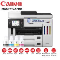 IMPRESORA MULTIFUNCIONAL CANON MAXIFY GX-7110 ADF IMPRESIÓN COPIADO ESCÁNER Y FAX