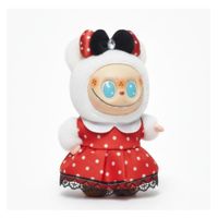 Ropa para Muñeco Labubu con Vestido Minnie y Lazo - Estilo Verano