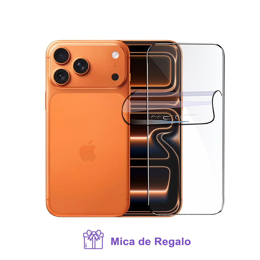 iPhone 17 Pro 256Gb eSIM 256GB Naranja cósmico con Mica Hidrogel