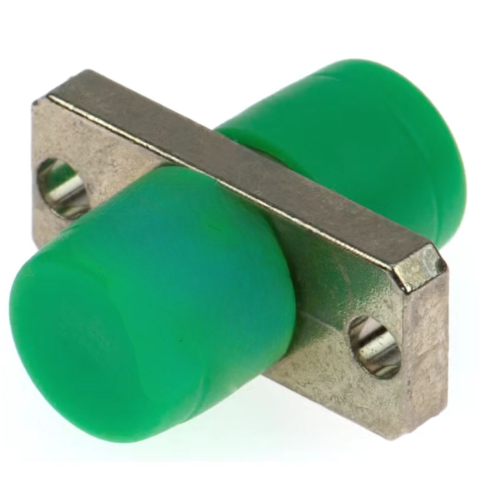 ADAPTADOR OPTICO S.M. FC-APC H-H SIMPLEX C-TAPA VERDE