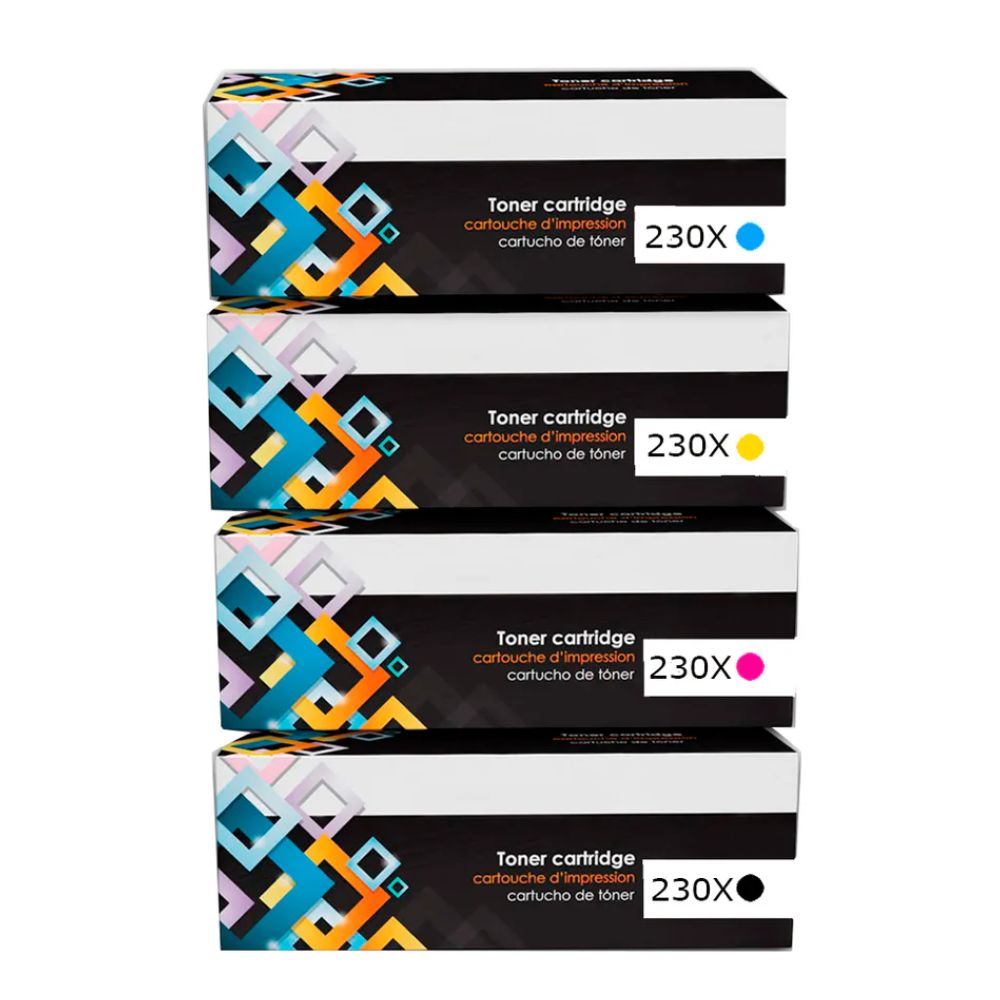 Kit Toner Compatible 230X CYMK para 4203dw MFP 4303fdw