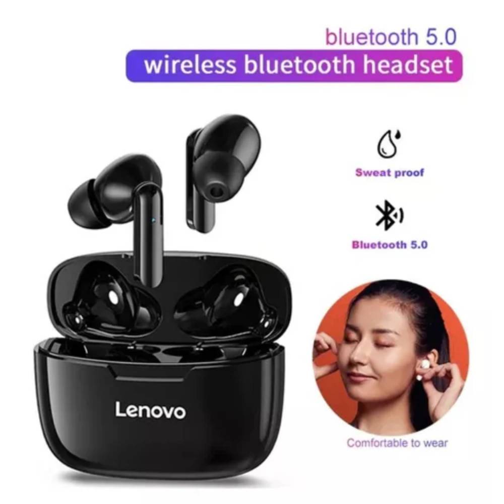 FU Audífonos Inalambricos Bluetooth Lenovo XT90 - Negro