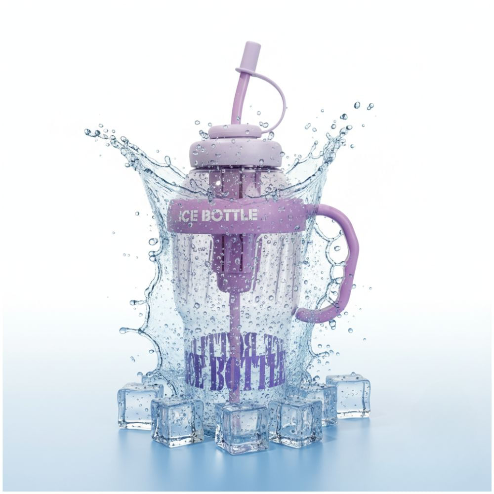 Tomatodo Deportivo Ice Botte con Sorbete Integrado 800ml - Morado