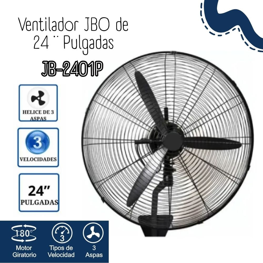 Ventilador industrial JBO de 24 Pulgadas JB-2401P