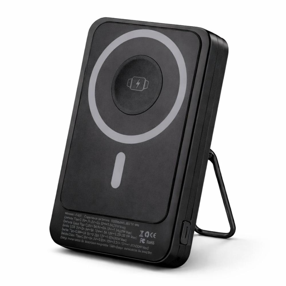 Power Bank Magnético Inalámbrico 10000 mAh PD 22.5W con Cable Tipo C y Puertos USB/C LK-601