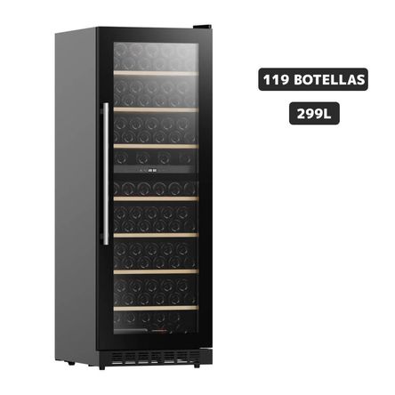 Vinera BLACKLINE 119 Botellas 299L JC-320WD Vinera BLACKLINE 119 Botellas 299L JC-320WD