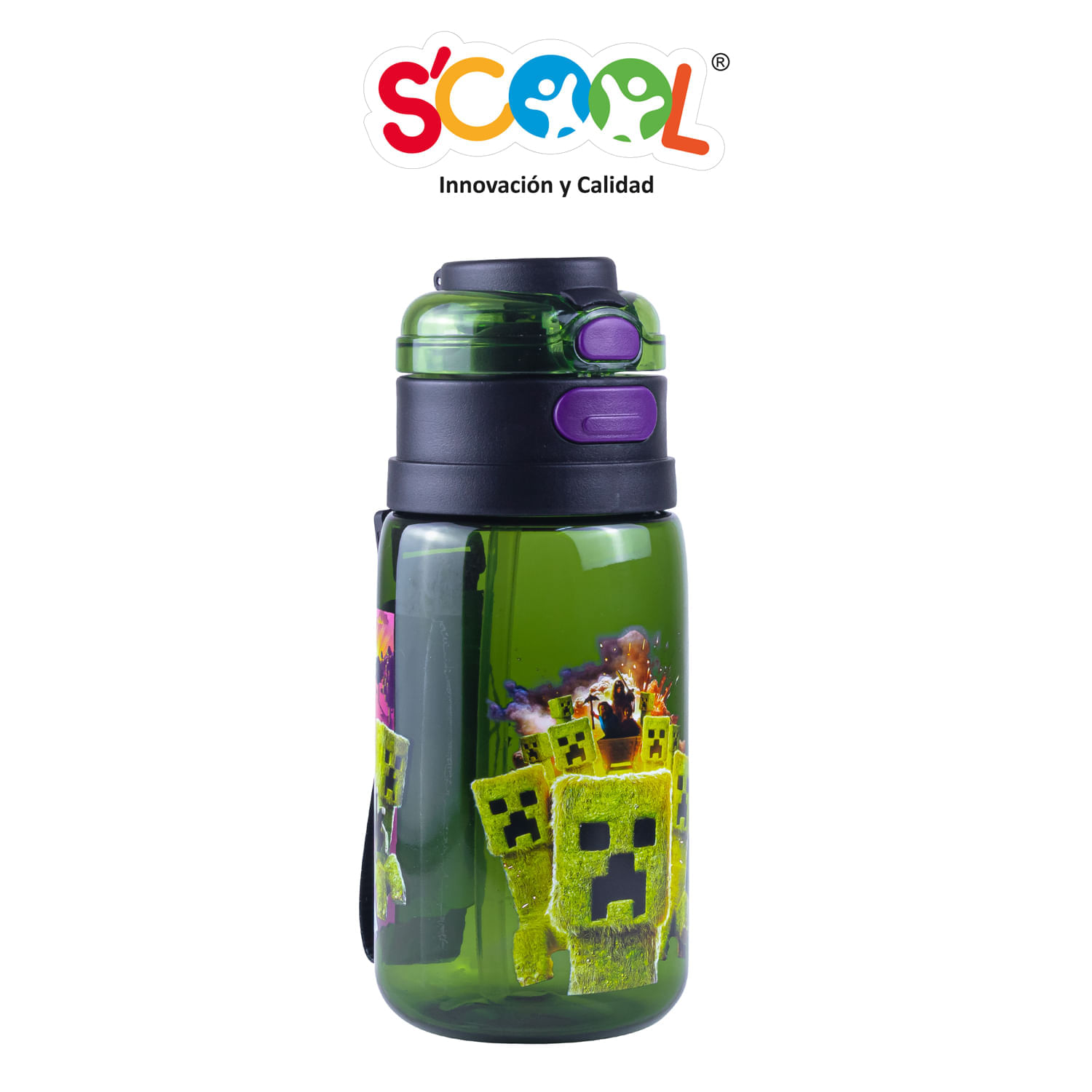 Tomatodo Scool Minecraft Doble Toma 600Ml