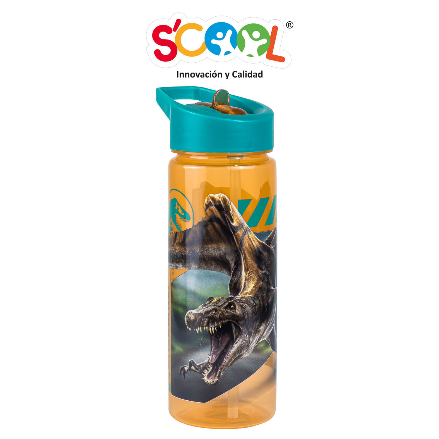 Tomatodo Scool Jurassic Pp Con Caña 590Ml