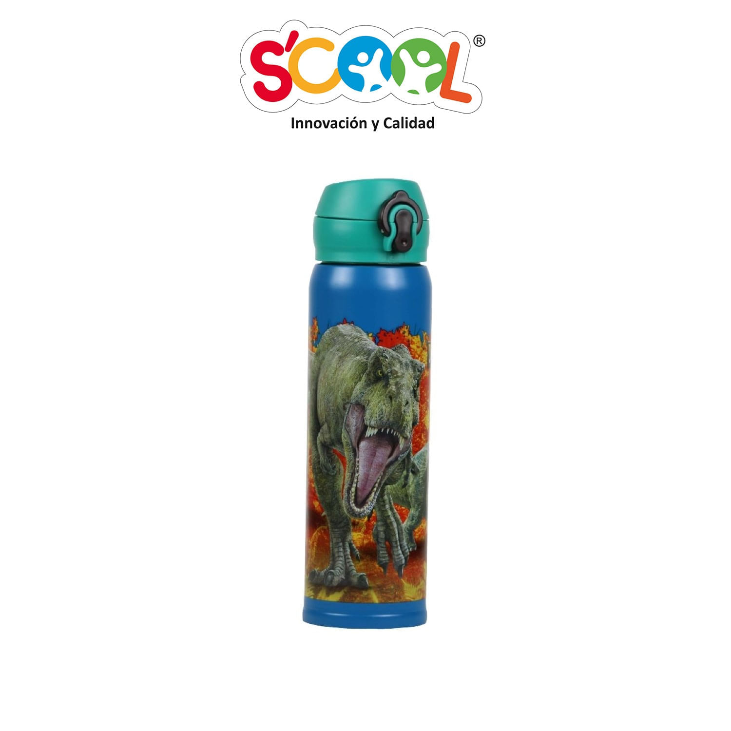 Tomatodo Scool Jurassic Acero 420Ml
