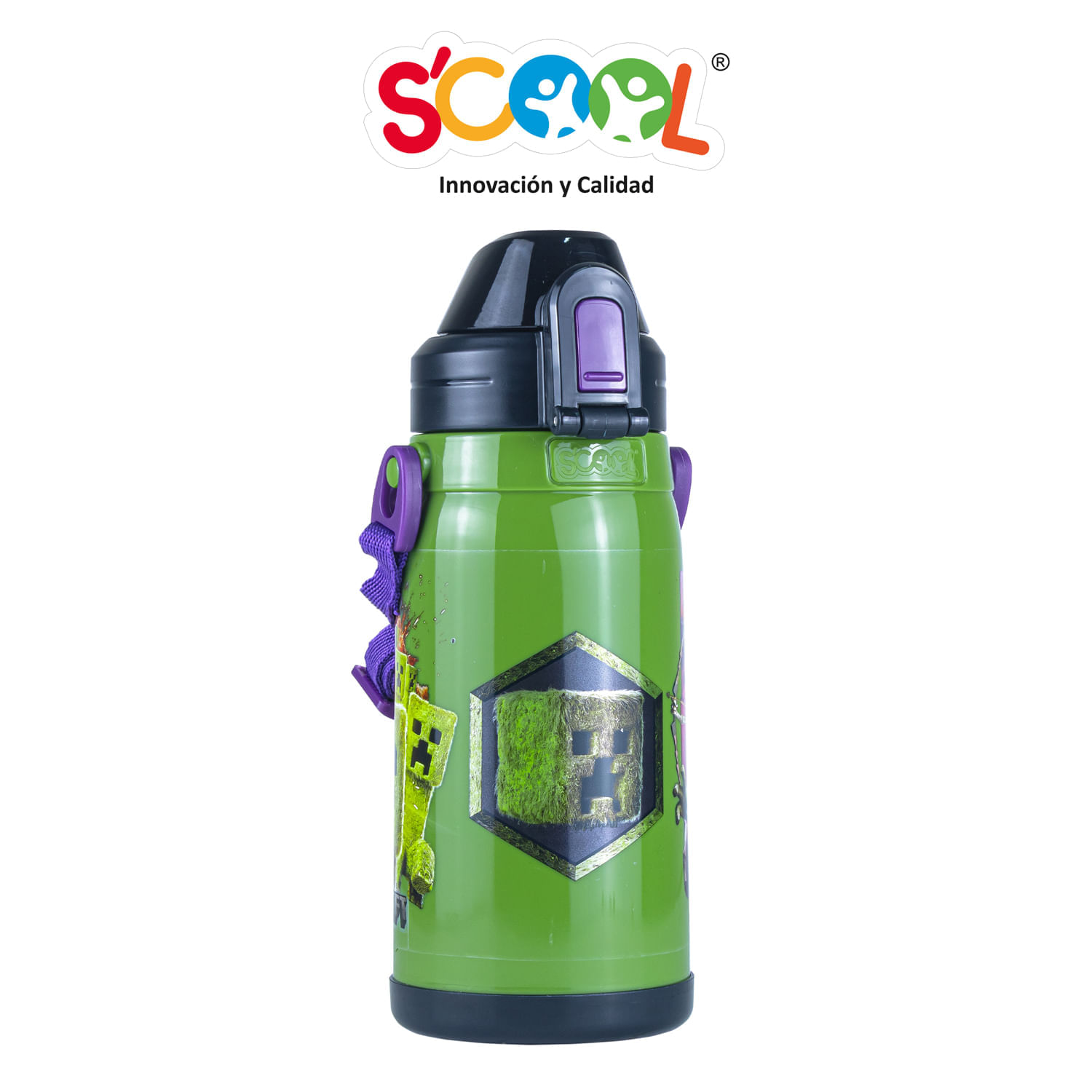 Tomatodo Scool Minecraft Térmico 500 Ml
