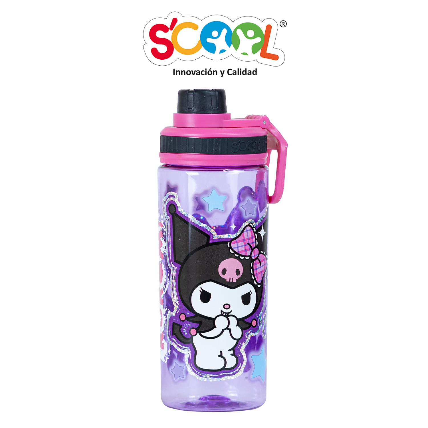 Tomatodo Scool Kuromi Pc Tapa Rosca 500Ml