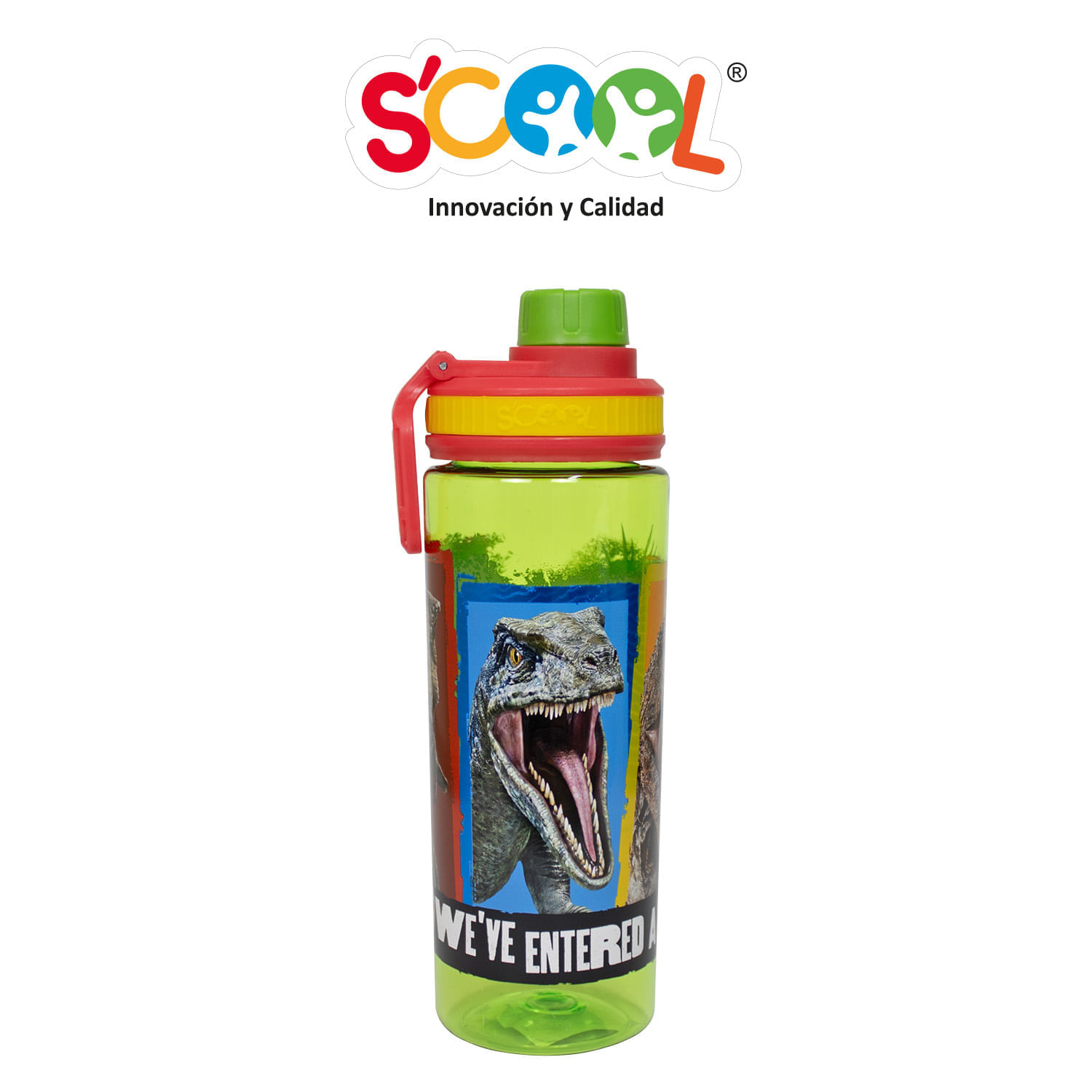 Tomatodo Scool Jurassic Pc Tapa Rosca 600Ml