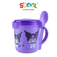 Vaso Scool Kuromi Snack Con Cuchara