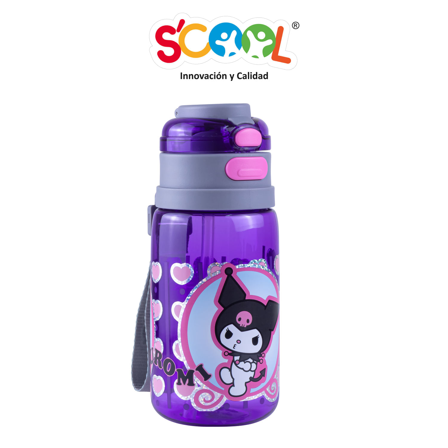 Tomatodo Scool Kuromi Doble Toma 600Ml