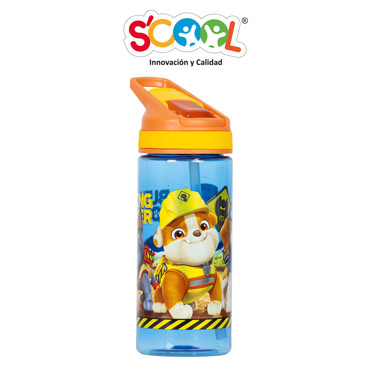 Tomatodo Scool Paw Patrol Rubble Pc Con Caña Niño 450Ml