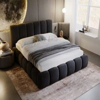 CAMA NUBE BOX TARIMA 2 PLAZAS NEGRO