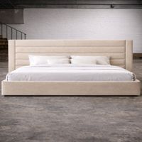 CAMA BOX TARIMA SALEM 2 PLAZAS BEIGE