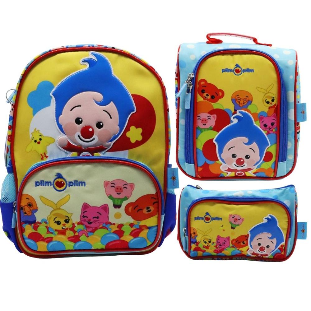 Pack Escolar Mochila Plim Plim y amigos