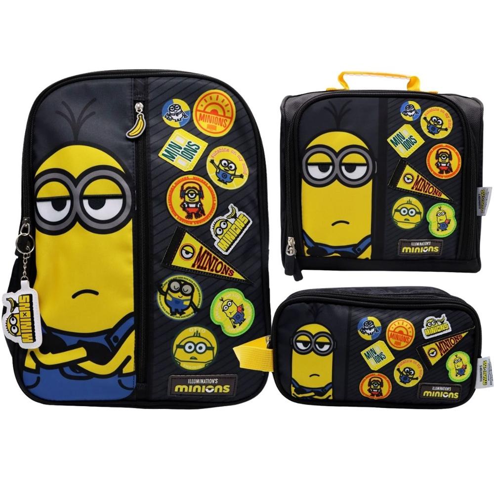 Pack Escolar Mochila Minions Kevin Mi Villano favorito Oficio