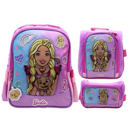 Pack Escolar Mochila Barbie y su mascota Oficio Pack Escolar Mochila Barbie y su mascota Oficio