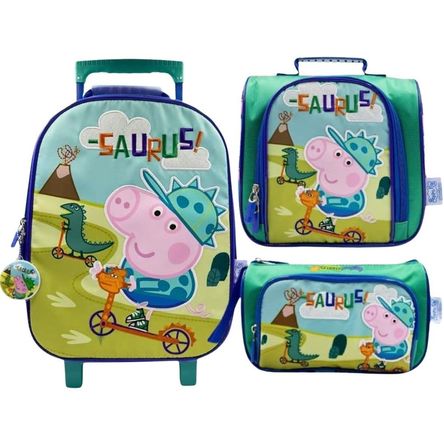 Pack Escolar Maleta Peppa Pig George Pig Nido