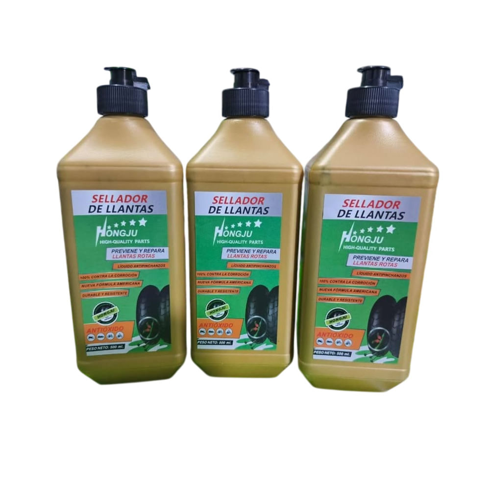 Sellador De Llantas Para Motos Autos Y Camionetas X 2 Und