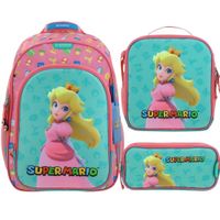 Pack Mochila Princesa Peach Mario Bros Nintendo Oficio