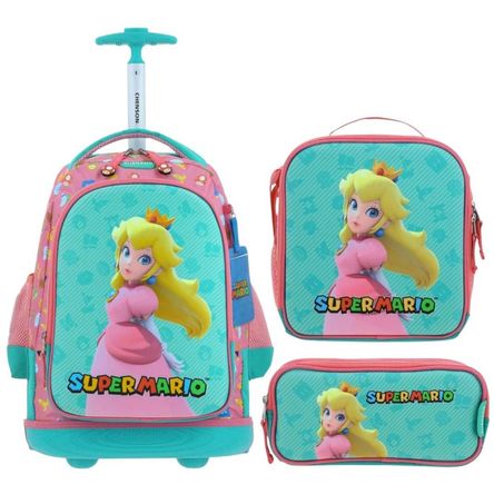 Pack Mochirueda Princesa Peach Mario Bros Nintendo Oficio Pack Mochirueda Princesa Peach Mario Bros Nintendo Oficio