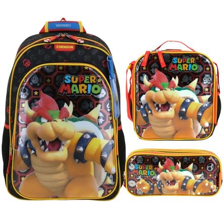 Pack Mochila Bowser Mario Bros Nintendo Oficio Pack Mochila Bowser Mario Bros Nintendo Oficio