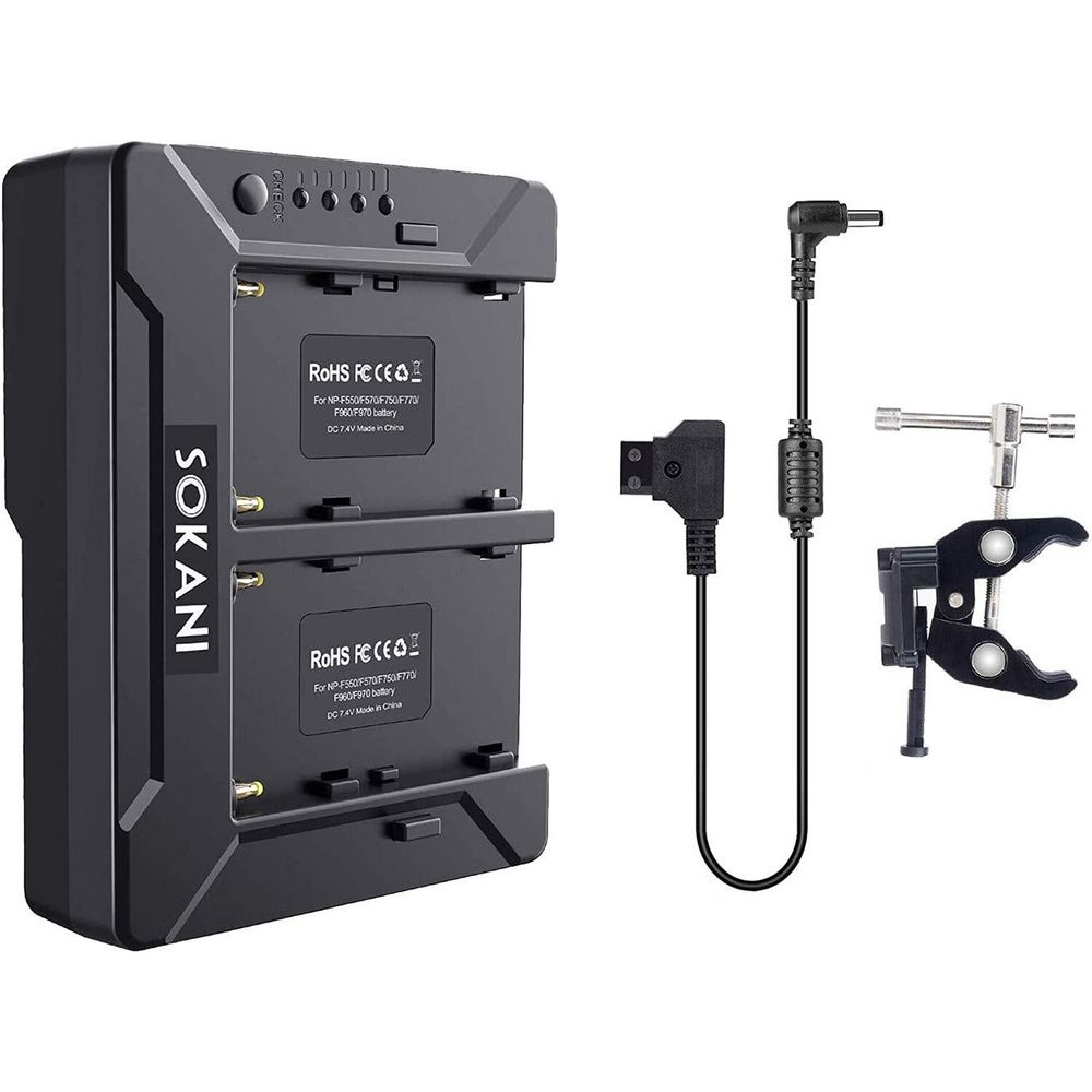 Adaptador de Batería Sokani V Mount para Luces X60 Adaptador de Batería Sokani V Mount para Luces X60